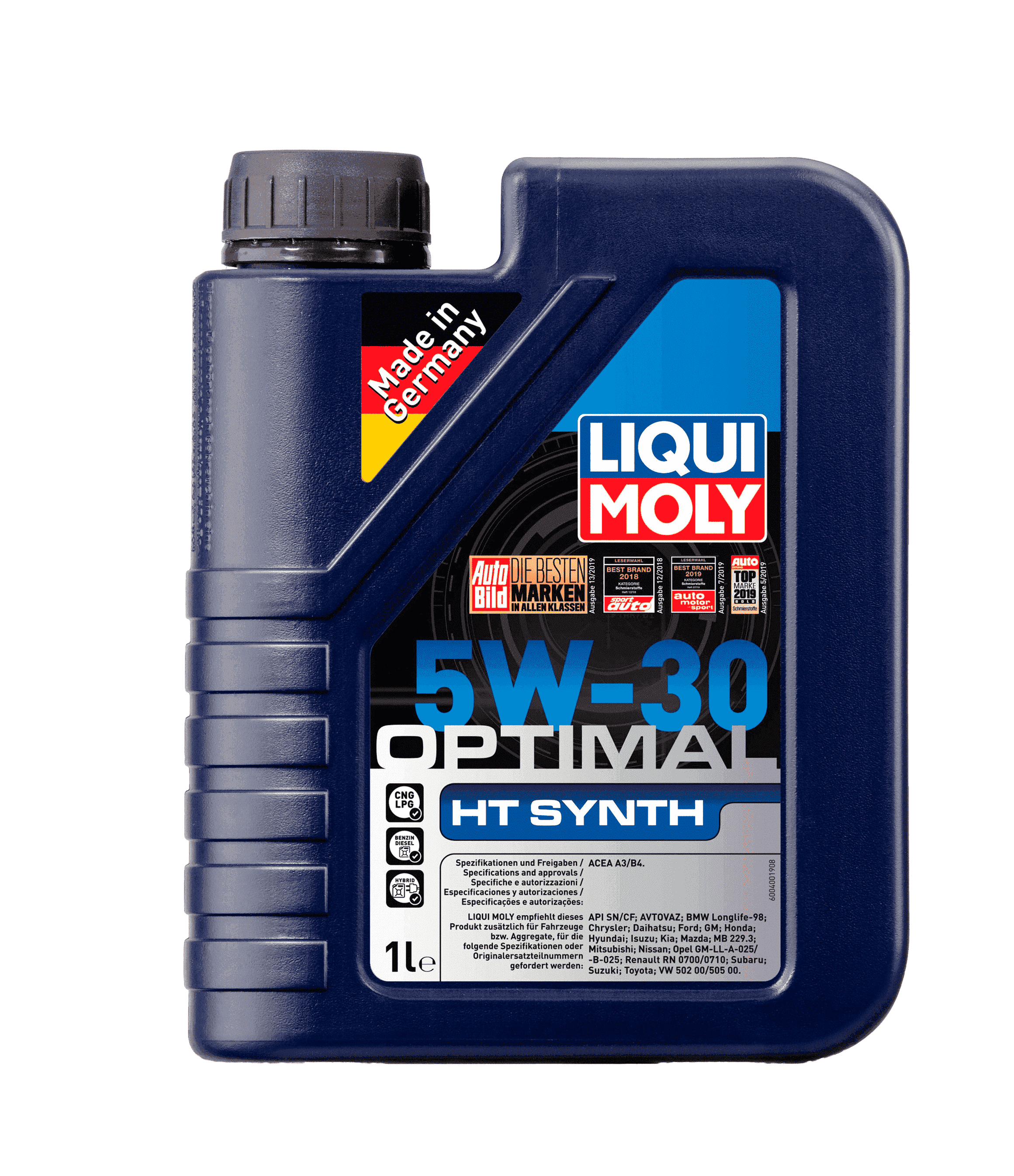 Моторное масло Liqui Moly Optimal HT Synth 5W-30, 1л (LiquiMoly: 39000)